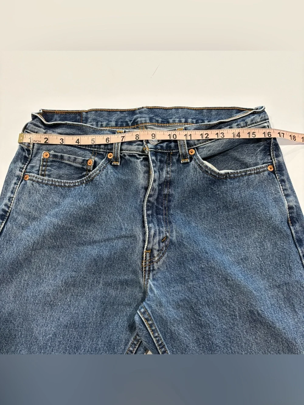 Levi’s‎ 505 Men’s Jeans 33x32 Regular Fit Straight Leg Blue Denim 00505-4886